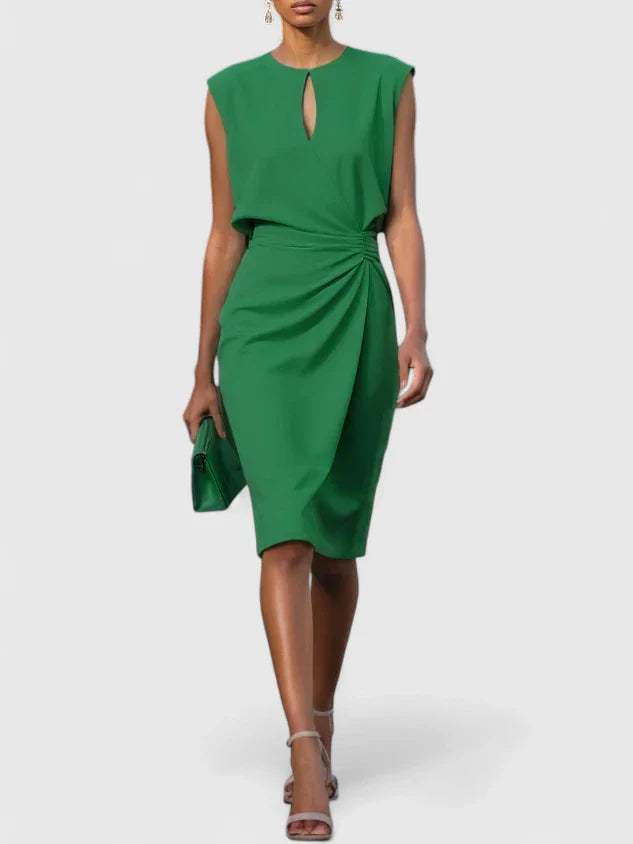 Delilah | Women's Sleeveless Wrap Midi Dress