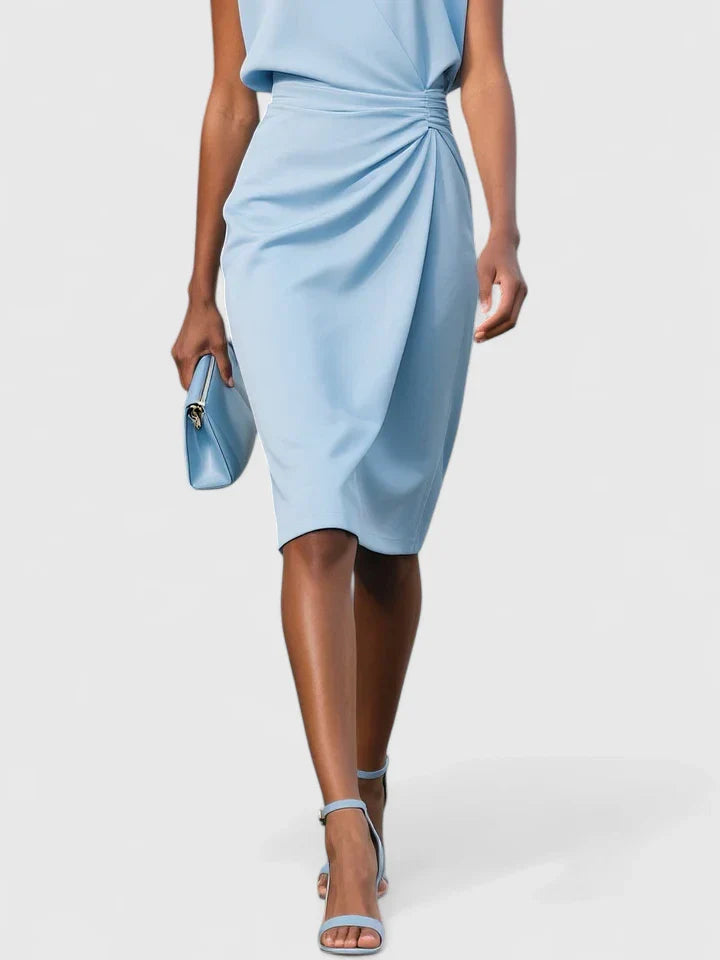 Delilah | Women's Sleeveless Wrap Midi Dress