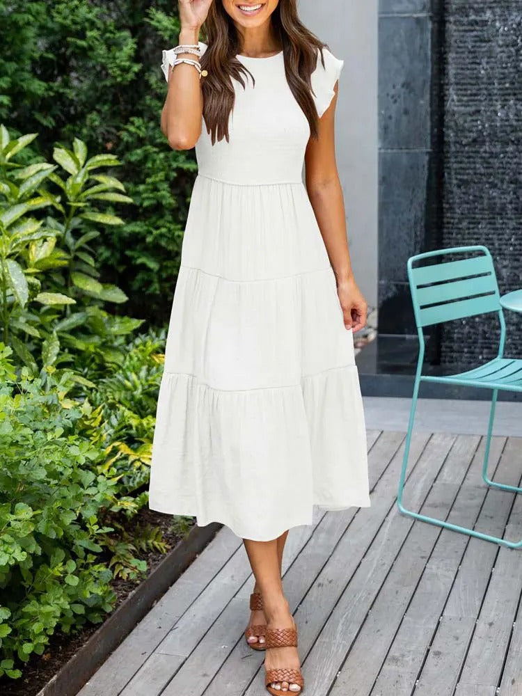 Helena | Effortlessly Chic Flowy Layered Dress