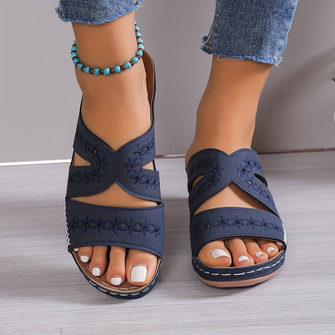 Leandra | Orthopedic Wedge Sandals