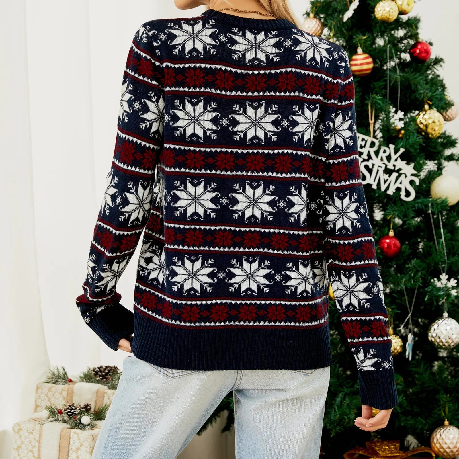 Alva | Women's Christmas Crew Neck Jumper