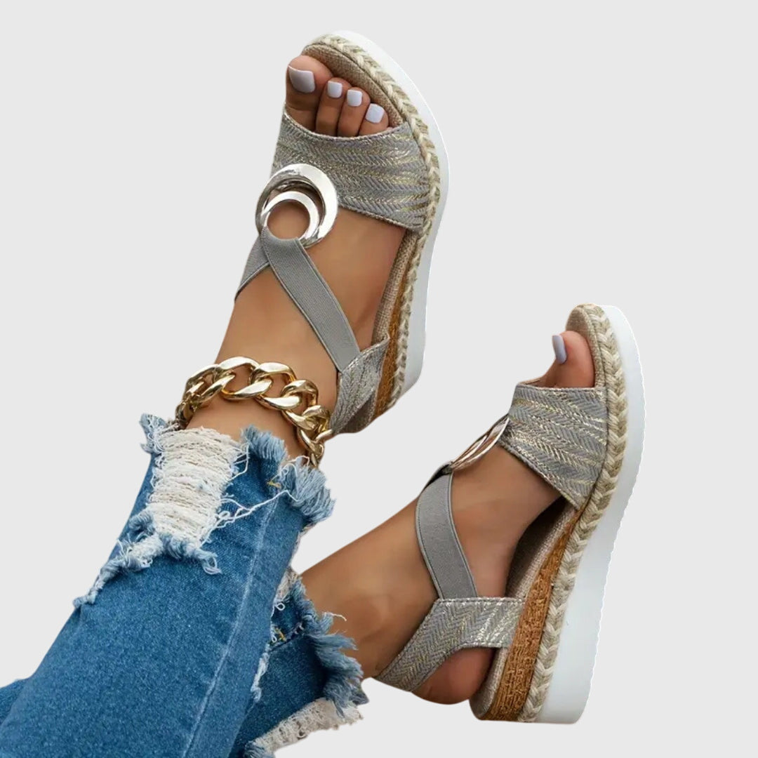 Cosima | Women's Ankle Strap Wedge Sandals