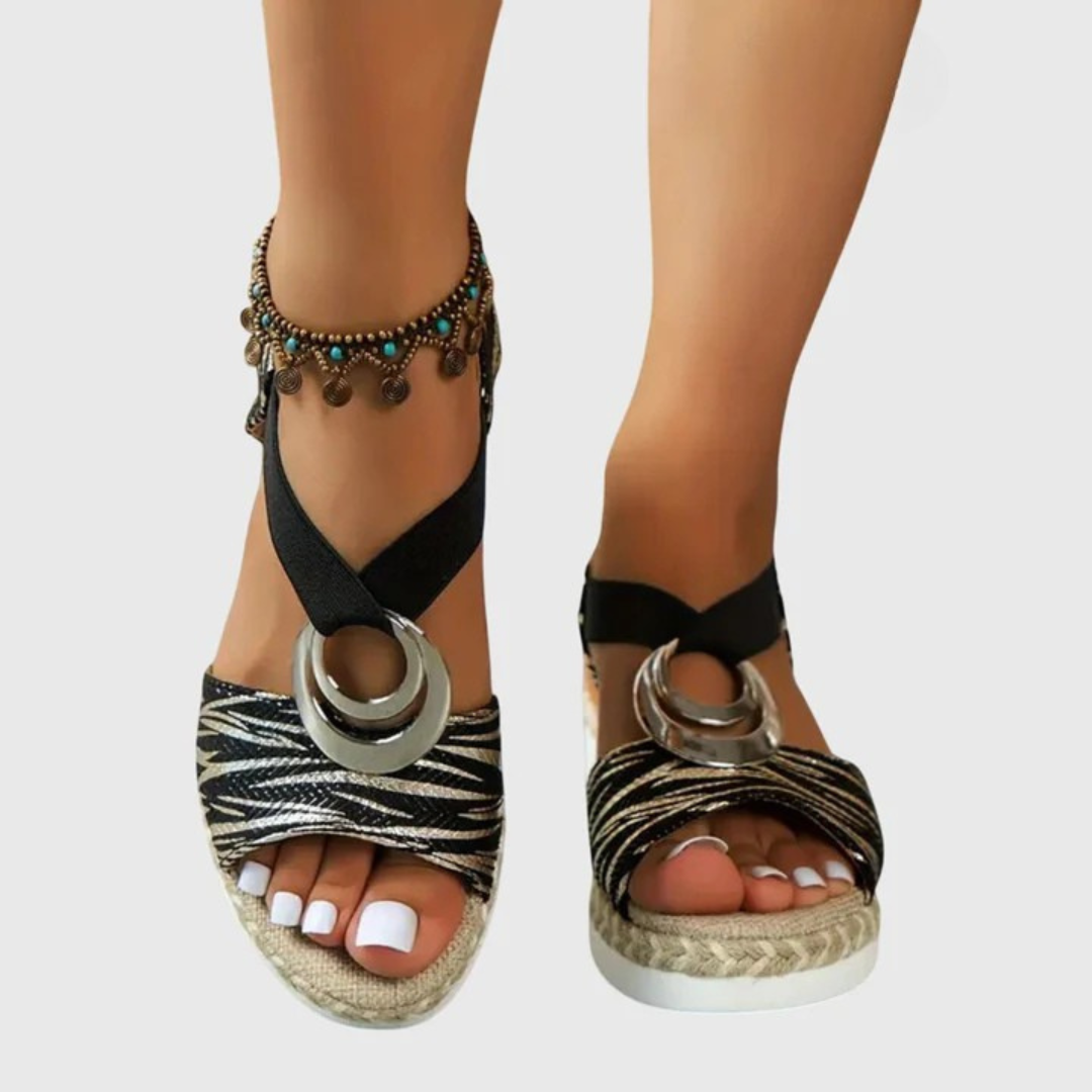 Cosima | Women's Ankle Strap Wedge Sandals