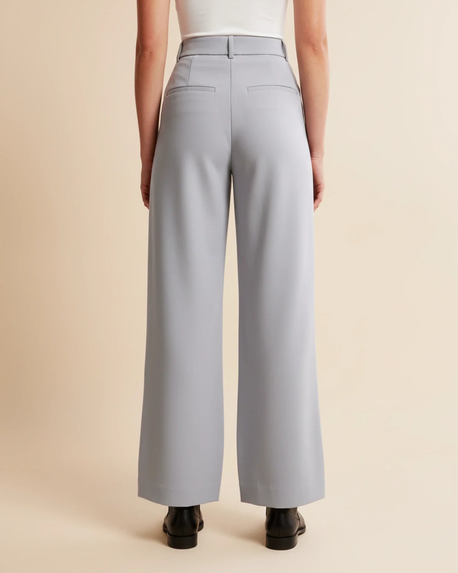 Bryony | Tailored High Waist Pleated Leg Trousers for a Chic Look