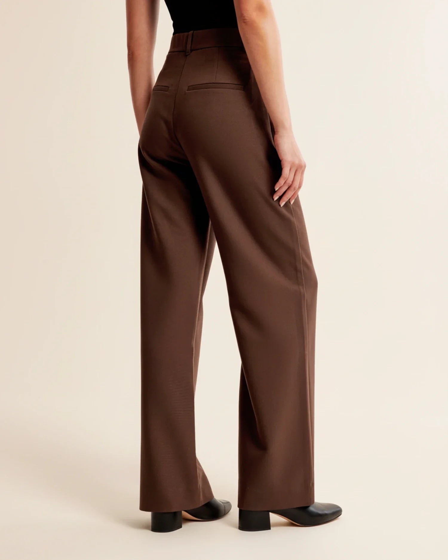 Bryony | Tailored High Waist Pleated Leg Trousers for a Chic Look