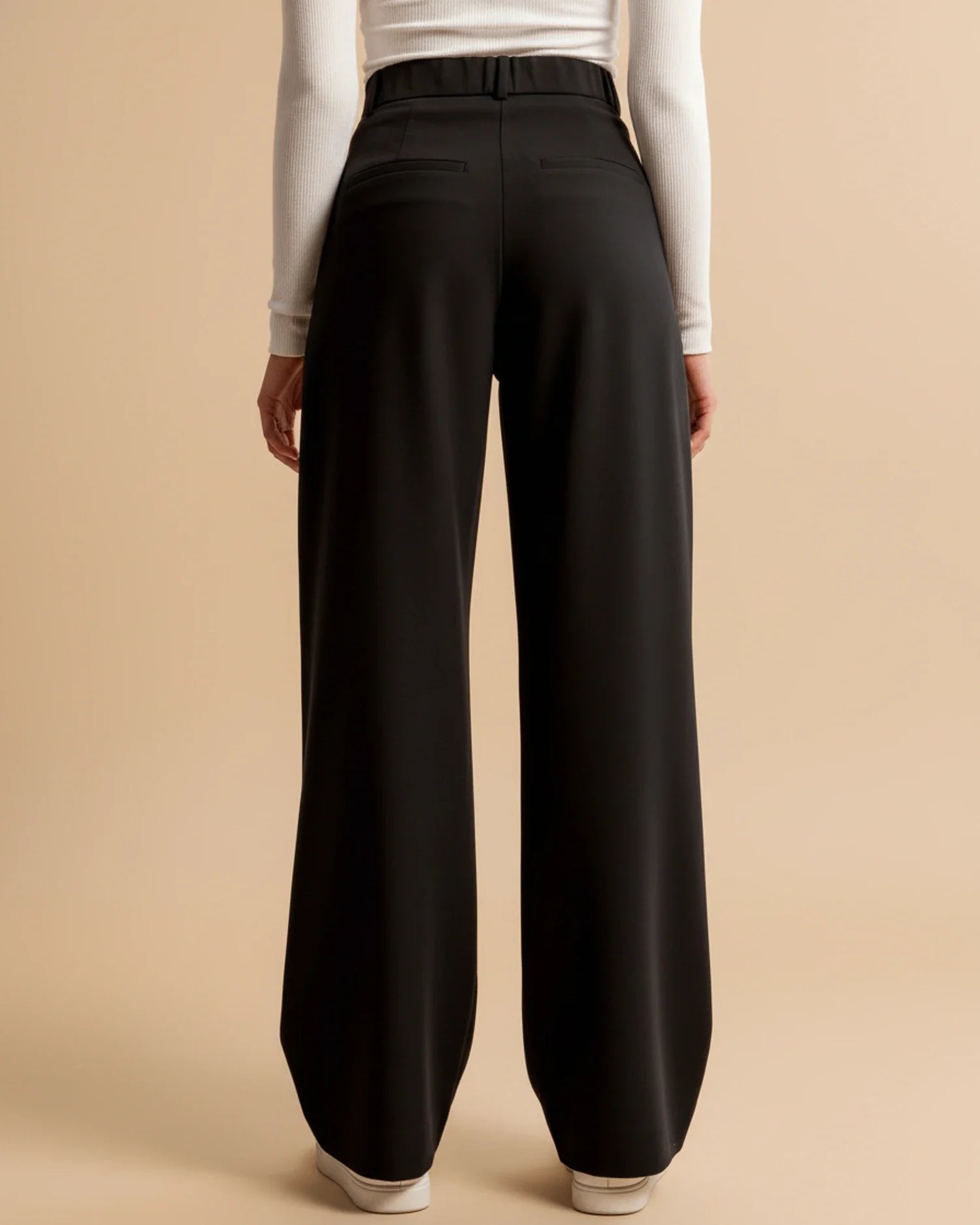 Bryony | Tailored High Waist Pleated Leg Trousers for a Chic Look